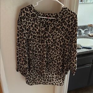 Leopard Print Women's Top